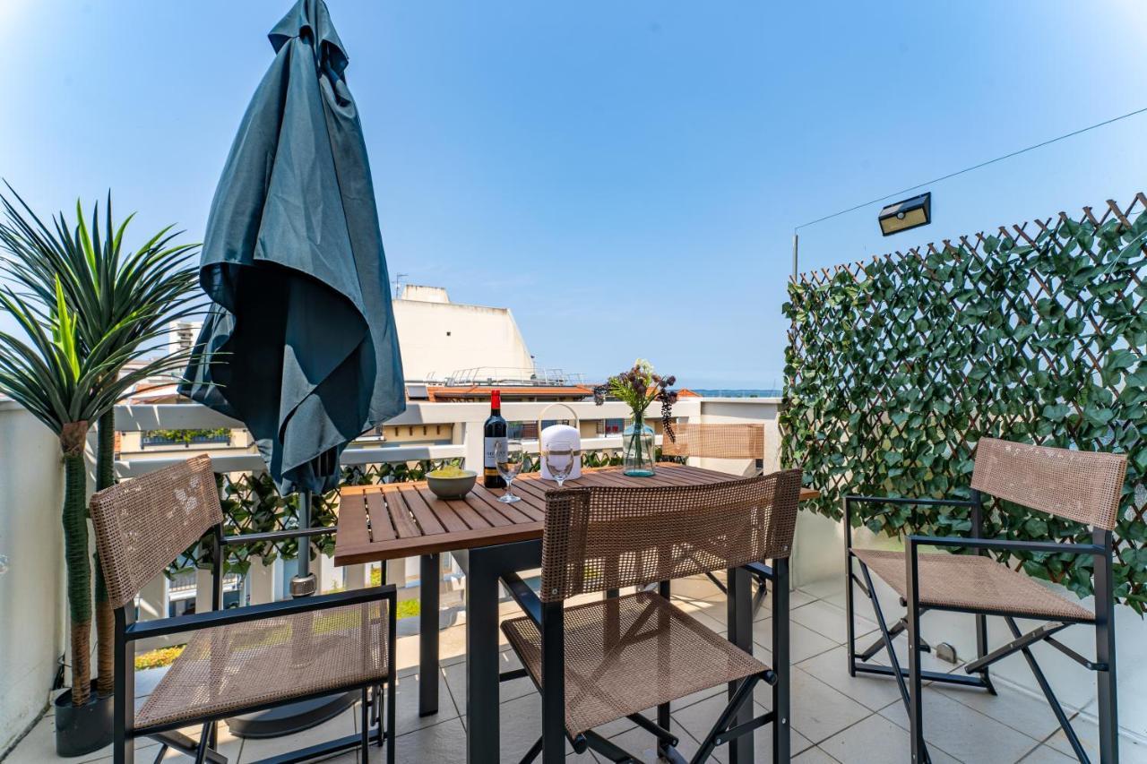 Piton Des Neiges - Nid Douillet Terrasse Vue Port Apartment Arcachon Exterior foto